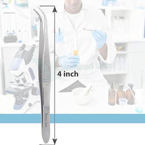 Pincettes à cils multicolores à bout demi-rond de haute qualité, volume de cils - Product Image 2
