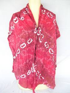 BANDHANI TIE DYE ÉCHARPE Premium Coton Lourd Élégant Design Traditionnel Respirant Doux Écharpe Tissée Léger Confort pour - Product Image 6