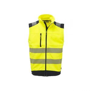 Vêtements de sécurité réfléchissants U-POWER Gilet Dany Yellow Fluo en tissu Softshell - Product Image 2