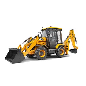รถตักล้อยางตีนตะขาบสีเหลือง รถตักล้อยาง รถขุด ยี่ห้อที่ใช้ร่วมกันได้กับ JCB อุปกรณ์ก่อสร้าง - Product Image 2