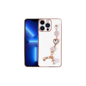 Coque arrière antichoc Netzy Premium en silicone souple avec poignée et protection de l'appareil photo pour iPhone 13 Pro Max 11 Pro Styles Ins - Product Image 1