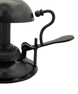 Timbre de Mesa con Botón de Latón y Níquel Negro, con un Diseño Moderno y Elegante para Escritorio, Mostrador, Recepción y Uso Decorativo - Product Image 3