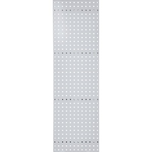 Light Grey Perforated Panel RAL 7035 450x1500mm <b>Grid</b> Plan Wall Storage - Product Image 1