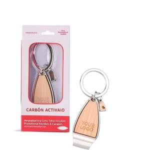Portachiavi Personalizzato in Lega di Zinco Aria con Moschettone Promozionale - Product Image 3