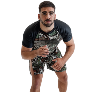 Pantalones cortos de agarre para hombre con sublimación personalizada de alta calidad, ropa de lucha elástica para práctica de artes marciales BJJ MMA Judo - Product Image 6