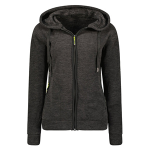 Chaqueta de Forro Polar con Capucha Ajustable y Cremallera Transpirable de Moda para Mujer, Chaqueta de Invierno Aislada, Suave y Duradera - Product Image 5