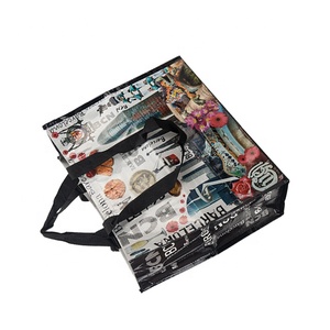 Sacs de courses réutilisables personnalisés pour supermarchés et expositions, impression de logo personnalisée, sacs de courses professionnels - Product Image 4