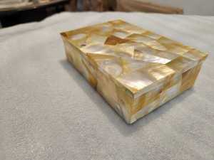 Boîte à bijoux de luxe en pierre précieuse pour la décoration intérieure Look traditionnel Marbre Auto-Adhésif Rectangle Art Moderne Design Antique - Product Image 2