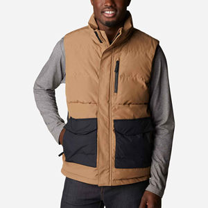 Nouveau gilet matelassé léger de haute qualité personnalisé, chaud, d'hiver, à fermeture éclair, sans manches, imperméable, réversible, grande taille, vêtements d'extérieur pour hommes - Product Image 1