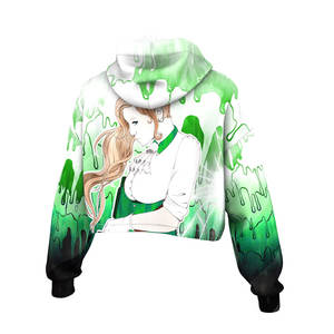 Sweats à capuche courts de bonne qualité pour femmes Nouvel arrivage Sweats à capuche courts pour femmes Sublimation de haute qualité en stock Sweats à capuche courts - Product Image 6