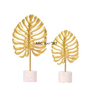 ประติมากรรมดีไซน์รูปใบไม้ทำด้วยมือรูปปั้นหินอ่อนฐานทรงกลมของขวัญรูปปั้นรูปแบบใหม่สำหรับตกแต่งงานทำด้วยมือ - Product Image 1