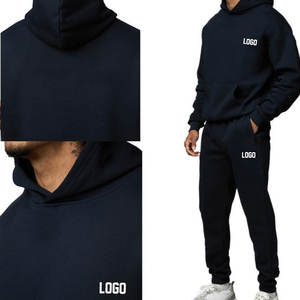 Respirant tout nouveau dernier design en gros survêtements personnalisés survêtement deux pièces survêtement pour hommes 100% coton - Product Image 4