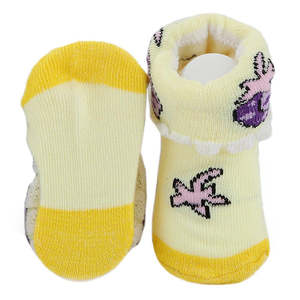 Newborn <b>Booties</b> - Yellow - Product Image 2
