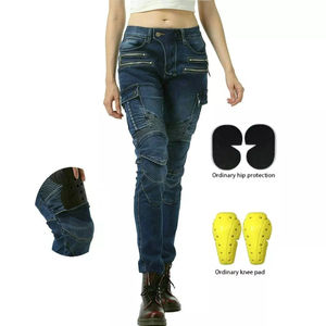 Jeans de moto personnalisés pour hommes et femmes, pantalon de course de moto de haute qualité, protection, denim durable, équipement de motard, service OEM - Product Image 5