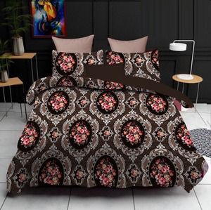 Premium 150 GSM Poly Coton Linge de Lit Écologique Imprimé Oxford Tissu Revêtement Sans Germes Commandes En Gros Bienvenue pour les Maisons - Product Image 4