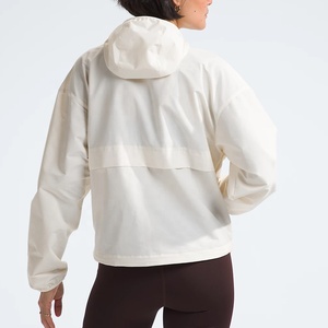 Conjunto de Chaqueta corta cortavientos acolchada transpirable de dos piezas personalizada Zipup Oxford Nylon poliéster ropa de calle chándal de talla grande - Product Image 3