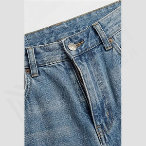 Pantalones Vaqueros Anchos de Pierna Ancha para Hombre, Estilo Holgado, Ropa Urbana, Hip Hop, Pantalones de Mezclilla Duraderos, Color Personalizado, Venta al por Mayor Premium - Product Image 4