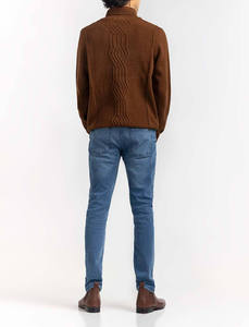 Suéter de Algodón Combinado de Primera Calidad para Hombre, Sudadera Informal Transpirable, Nuevo Suéter Personalizado Ajustado e Inteligente para Hombre - Product Image 2