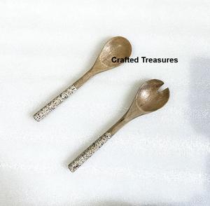 ชุดมีดสลัดมือจับทำจากไม้และหินขัดชุดมีดสำหรับห้องครัวดีไซน์เนอร์ - Product Image 3