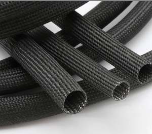 Funda Protectora de Cable de Fibra de Vidrio Trenzada Recubierta de Goma de Silicona Aislante y Estas son Fundas Expandibles y Flexibles. - Product Image 2