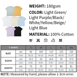 Venta al por mayor de alta calidad 100% algodón hombres lisos camisetas camiseta logotipo personalizado impresión en blanco precio de fábrica EE. UU. tamaño camisetas - Product Image 3