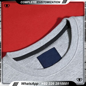 Service de sweatshirts au design personnalisé Chemises de survêtement de qualité supérieure Sweatshirts de haute qualité à col rond pour hommes Sweatshirts de couleur personnalisée - Product Image 3