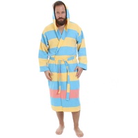 Paradise 15 Peignoirs de luxe en coton turc avec logo personnalisé pour femmes et hommes Peignoirs d'hôtel à capuche absorbants légers avec glands
