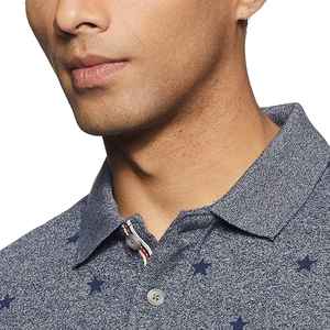 เสื้อโปโลผ้าโพลีเอสเตอร์ซับเหงื่อผ้าสแปนเด็กซ์แห้งเร็วระบายอากาศใส่เล่นกอล์ฟได้ทุกวัน - Product Image 2