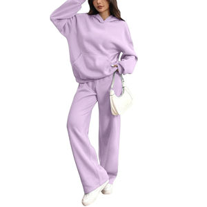 Nuevo Conjunto Deportivo Holgado de Felpa de Algodón para Mujer, de Alta Calidad, Secado Rápido, Transpirable, Informal - Product Image 3