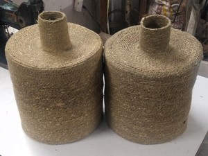 Jardinières et récipients de rangement biologiques faits à la main Sets de table Sous-verres en jute fabriqués avec excellence pour un usage domestique - Product Image 2