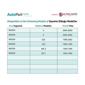 Clips de Retención para Molduras de Puertas Interiores para Mazda 3 6 626 323 MX-3 RX-7 - 100 Piezas - Product Image 5