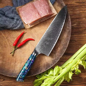 Vente en gros Couteau de chef damas de haute qualité personnalisé OEM ODM avec lame en acier inoxydable et couteau de cuisine à poignée supérieure - Product Image 5