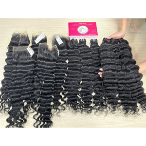 Producto superventas de alta calidad, extensiones de cabello de onda profunda, cabello humano 100% de CYhair - Product Image 2