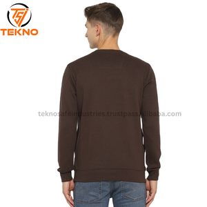 Sweats à capuche imprimés sur mesure pour hommes, sweat-shirt à col rond avec logo brodé, tissu polaire 100% coton, streetwear d'hiver - Product Image 4