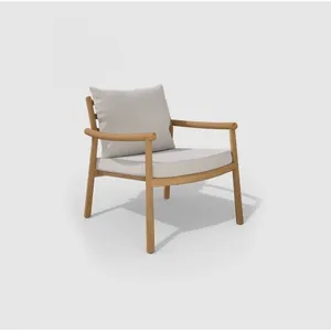 เก้าอี้ไม้สักลำลองเลานจ์มอนทรีอัล-เฟอร์นิเจอร์กลางแจ้งหรือเฟอร์นิเจอร์สวนไม้สักทำในประเทศอินโดนีเซีย
