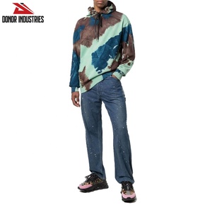 เสื้อฮู้ดผู้ชายซักเป็นกรดแบบสั่งทำได้ชุดลำลองน้ำหนักเบาขายดีสำหรับฤดูหนาว - Product Image 2