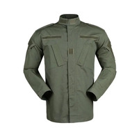 Veste Tactique OEM Vente en Gros d'Usine Uniforme de Combat Camouflage Noir G3 Fermeture Éclair Tissu Coupe-Vent Imperméable Grande Taille Disponible