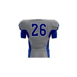 Uniforme de football américain manches courtes grande taille impression sublimée respirant protection UV coton spandex adultes - Product Image 5