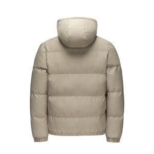 Chaqueta Acolchada con Capucha para Hombre, Personalizada, de Lona, Impermeable, Transpirable, Estilo Urbano para Invierno 2026 - Product Image 4