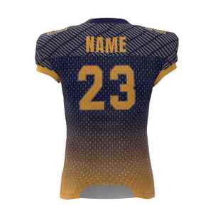 Nueva Camiseta de Fútbol Americano Elegante, Personalizada con Logotipo y Nombres de Jugadores, Diseño de Color de Alta Calidad - Product Image 2