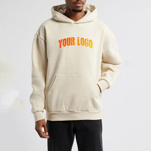 High Quality 100% cotton <b>hoodies</b> <b>mens</b> Pullover custom DTF printed logo Oversized Loose fit 450GSM Plus Size <b>Men's</b> <b>Hoodies</b> - Product Image 5