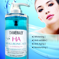 Tonique Visage Anti-Acné 1000ml à l'Acide Hyaluronique – Contrôle du Sébum, Apaisant et Éclatant pour une Peau Hydratée et Rafraîchie