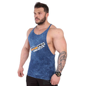 Camiseta sin mangas elástica de LICRA y algodón para hombre, chaleco de tirantes al por mayor, marca OEM, Etiqueta Privada, envío rápido, estilo informal - Product Image 3