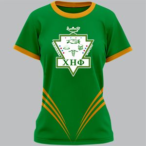 Camisetas personalizadas de manga corta Chi Eta Phi Sorority bordadas para mujer, camisetas de verano al por mayor para mujer - Product Image 6