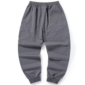 กางเกงขาตรงผ้าฝ้ายระบายอากาศสำหรับผู้ชายกางเกงทำงานผ้าฝ้ายแบบปรับแต่งได้ตามต้องการทนทานสวมใส่ได้ทุกวัน - Product Image 6