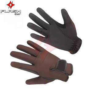 Gants d'équitation d'hiver unisexes pour écran tactile en cuir imperméable, anti-humidité, antidérapants, épaissis et coupe-vent - Product Image 4
