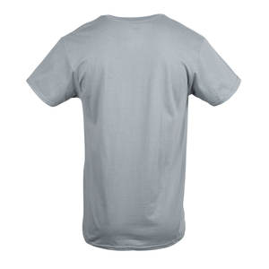 Camisetas con cuello en V para hombre de alta calidad, ropa informal de verano, Color sólido, liso, algodón de gran tamaño, precios al por mayor, camisa con cuello en V - Product Image 2