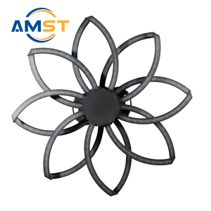 New Arrival Stage <strong>Lights</strong> Double Layer Rotatable Windmill Moving <strong>Light</strong> DMX Control 16 <strong>Leaves</strong> Buckle Design RGB 3in1 Lamp for DJ - Product Image 3