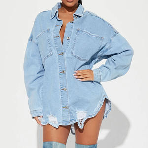 แจ็กเก็ตยีนส์ระบายอากาศได้ดีสำหรับฤดูหนาวโลโก้2026/OEM โลโก้ออกแบบได้ตามต้องการสำหรับผู้หญิง - Product Image 1