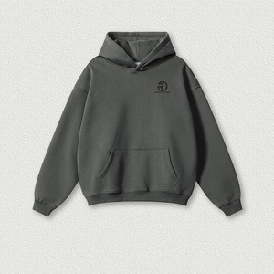 Nouveau vente en gros de sweat à capuche surdimensionné avec épaules tombantes sans piqûre poids lourd conception personnalisée sweat à capuche en coton pour hommes - Product Image 3